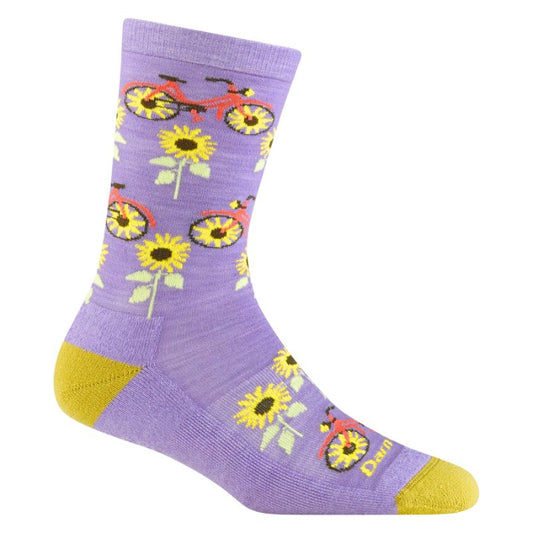 Darn Tough - Sun Pedal Crew Lightweight Cushion - Women's - Lavender