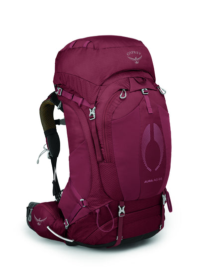 Osprey - Aura AG 65 - Women's - Berry Sorbet Red
