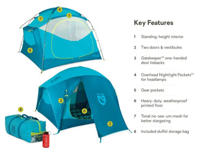 Nemo - Aurora Highrise 4P Camping Tent