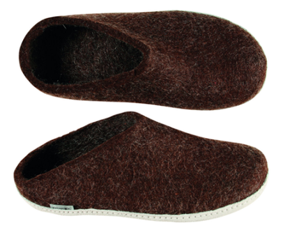 Glerups - Slip On Wool Slipper - Forest