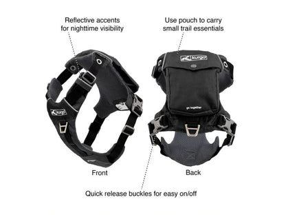 Kurgo - Stash n' Dash Harness - Black
