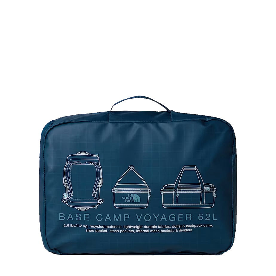 The North Face - Base Camp Voyager Duffel 62L - TNFblack/Asphgr