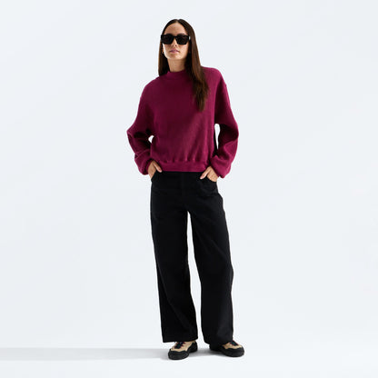The North Face - Women's Chabot 2.0 Mock-Neck - Burgundy Crush