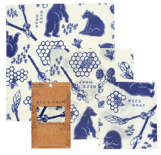 Bees Wrap - Assorted 3 Pack - Bees Bears