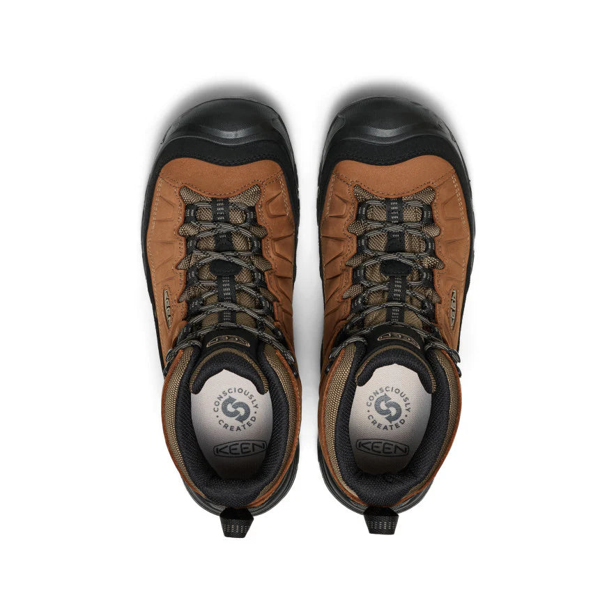 Keen - Men's Targhee IV Mid WP - Bison/Black