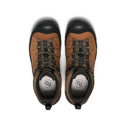 Keen - Men's Targhee IV Mid WP - Bison/Black