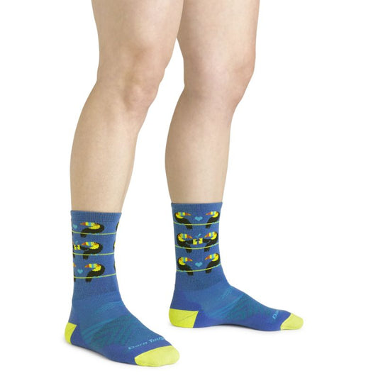 Darn Tough - Toco Loco Micro Crew Ultra-Lightweight Cushion - Women's - Baltic