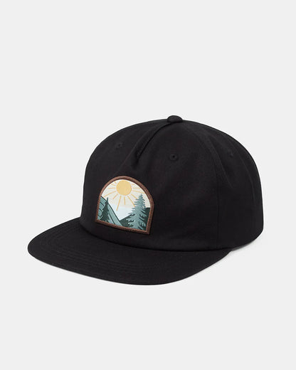 Tentree - Scenic Snapback Hat - Meteorite Black/Green Bay