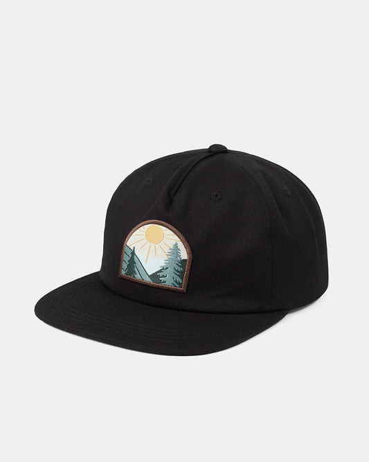 Tentree - Scenic Snapback Hat - Meteorite Black/Green Bay