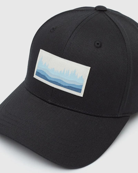 Tentree - Juniper Wave Elevation Hat - Meteorite Black/Blue Falls