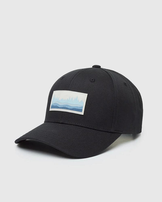 Tentree - Juniper Wave Elevation Hat - Meteorite Black/Blue Falls