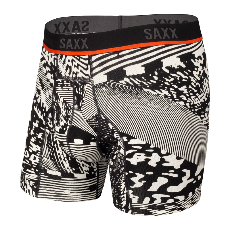 SAXX - Kinetic Light-Compression Mesh Boxer Brief - Blackout