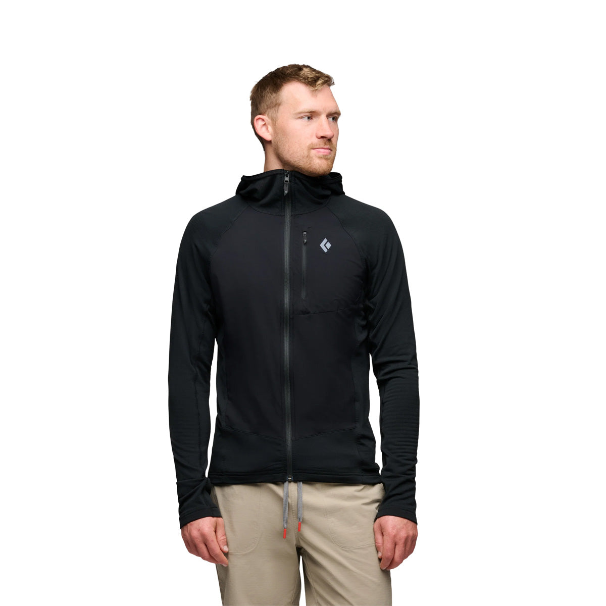 Black Diamond - Men's Coefficient LT Hybrid Hoody - Black-Black