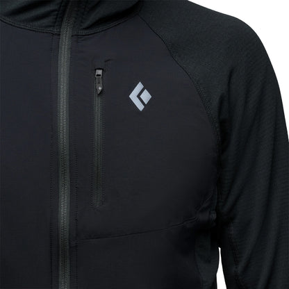 Black Diamond - Men's Coefficient LT Hybrid Hoody - Black-Black