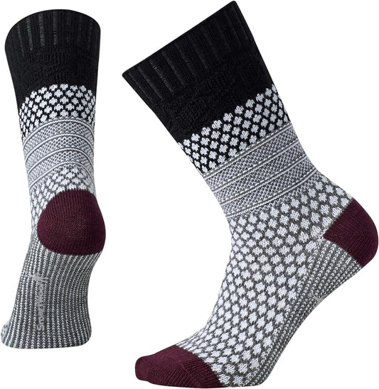 Smartwool - Everyday Cozy Popcorn Cable Crew Sock - Unisex - Black