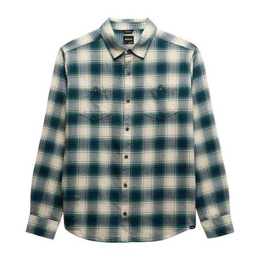Prana - Dolberg Flannel Shirt - Blue Coral