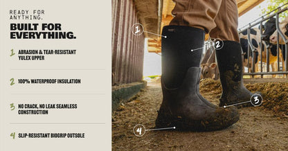 Bogs - Classic Seamless Mid - Black