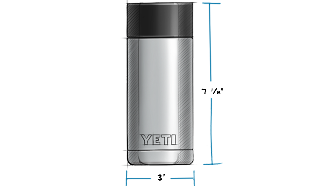 YETI Coolers - Rambler 12oz Bottle - Black