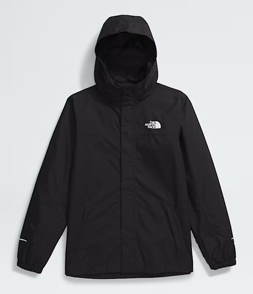 The North Face - Antora Rain Jacket - Boys' - Duck Green TNF