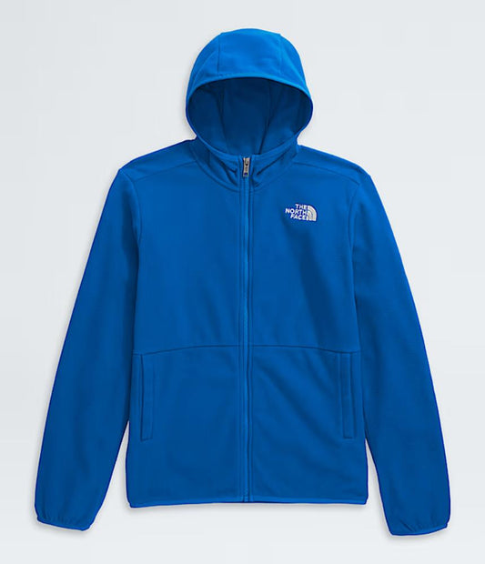 The North Face - Glacier Full Zip Hooded Jacket - Teen - Hero Blue