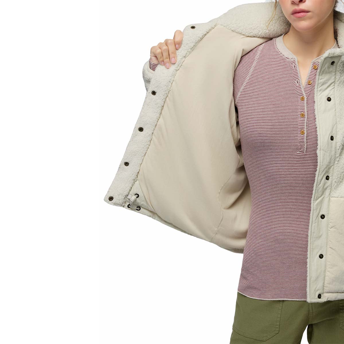 Prana - Encinitas Fleece Jacket - Beach Pebble