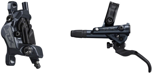 Shimano - SLX BL-M7100/BR-M7120 Disc Brake and Lever - Front, Hydraulic, Post Mount, 4-Piston, Black