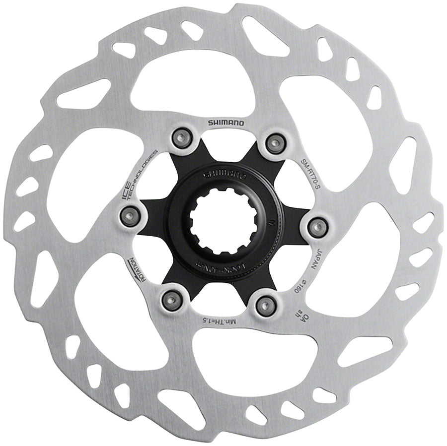 Shimano - SLX SM-RT70-SE Disc Brake Rotor - 160mm, Center Lock, Silver