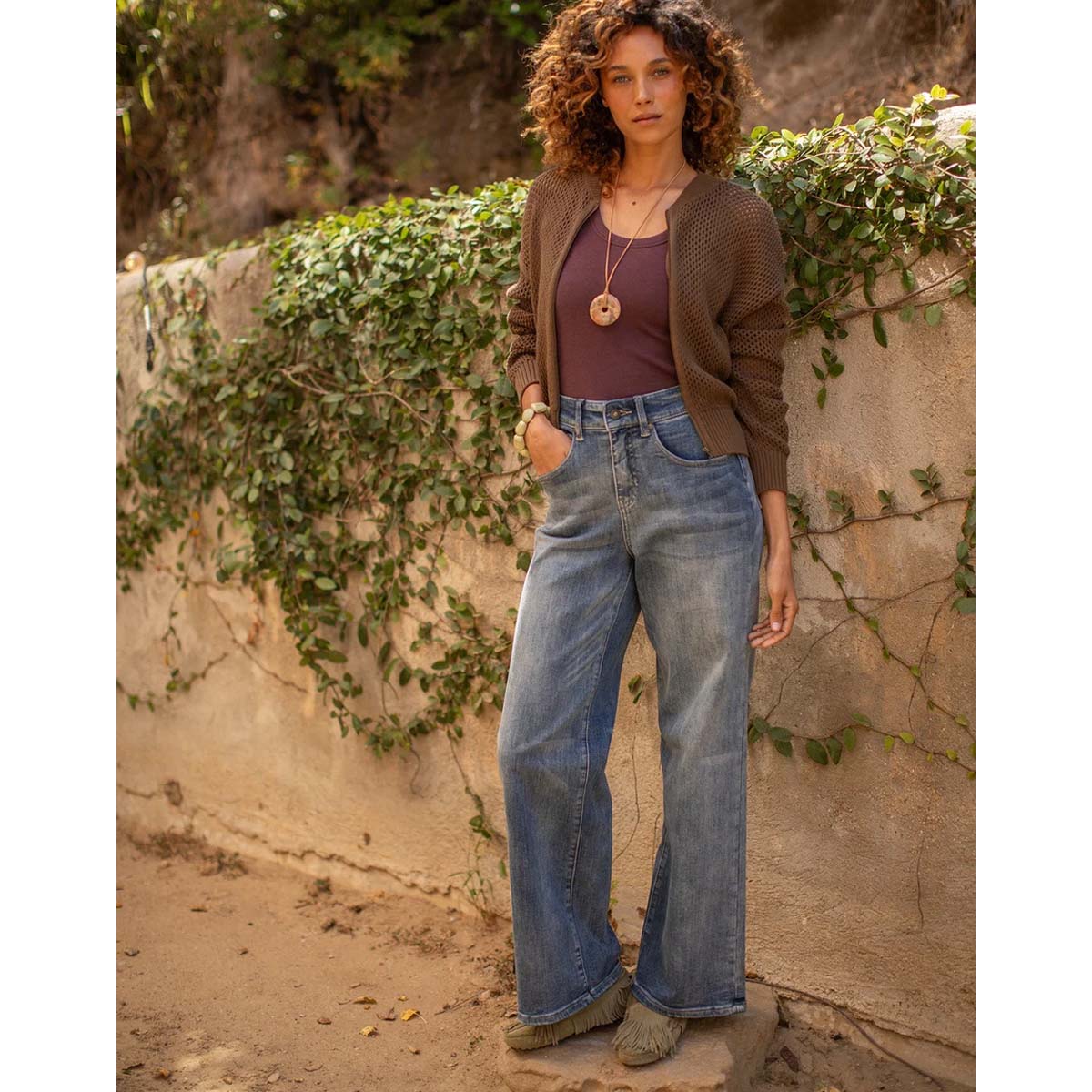 Carve Designs - Audrey Wide Leg - Blue Ridge