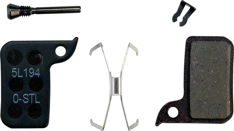 SRAM - Disc Brake Pads - Organic Compound, Steel Backed (Quiet), Monoblock, SRAM Hydraulic Road, Level A1 (2017-2019) - Black