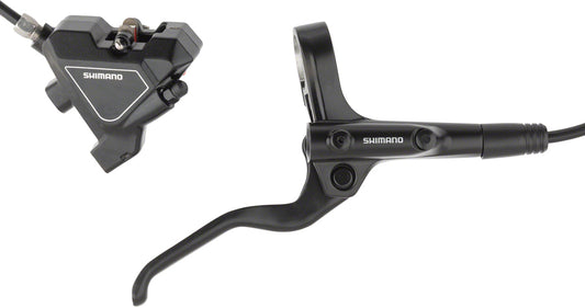 Shimano - Altus BL-MT201/BR-UR300 Disc Brake and Lever - Rear, Hydraulic, Flat Mount, Resin Pads, Black