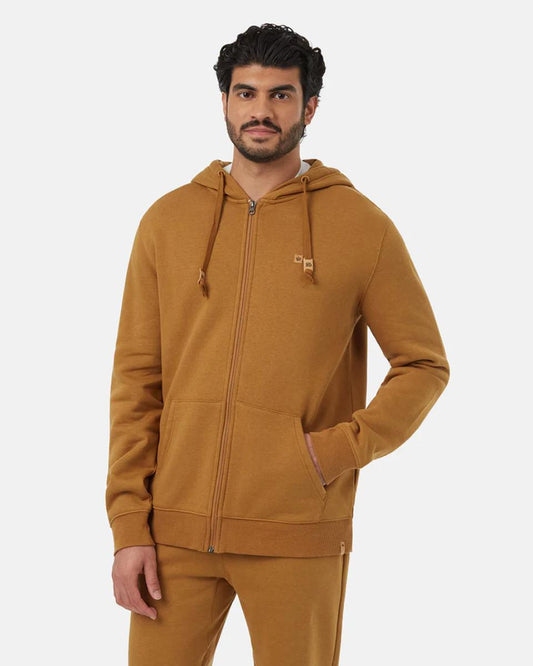 Tentree - TreeFleece Full Zip - Men's - Golden Brown