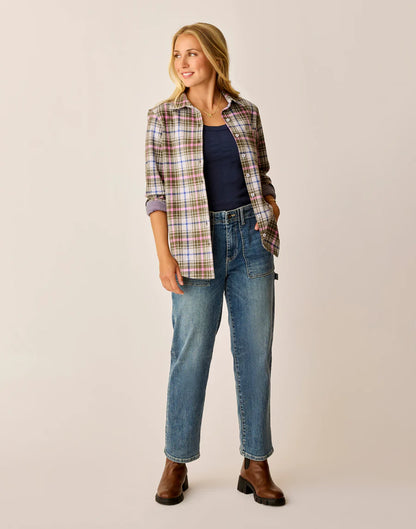 Carve Designs - Fairbanks Supersoft Shirt - Fir Plaid