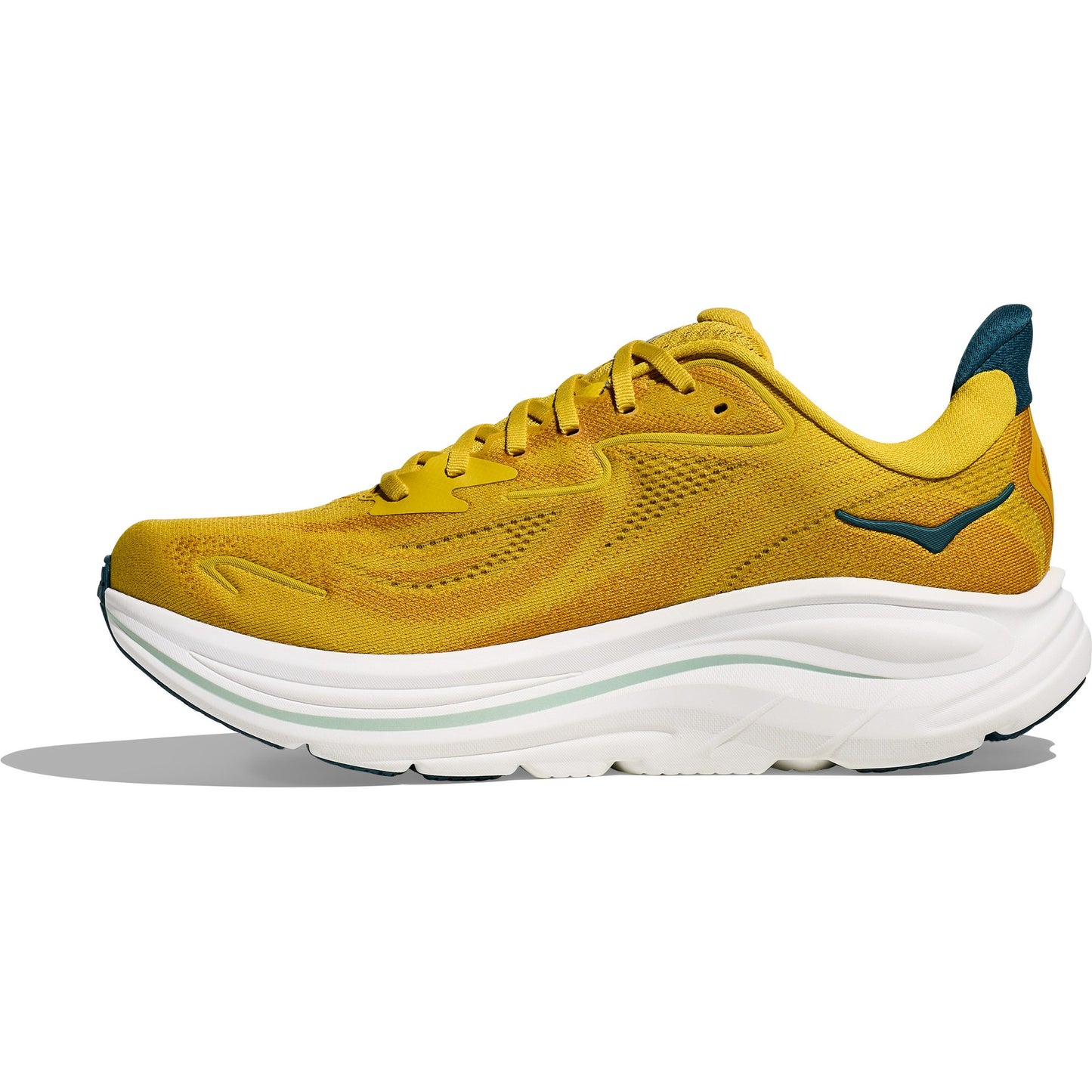 Hoka - Clifton 10 - Men's - Yellow Gold/Tidal Wave