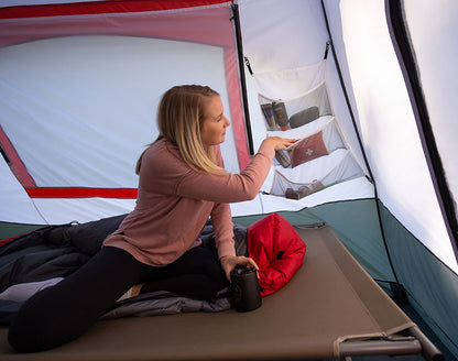Alps Mountaineering - Camp Creek 4-Person Tent - Gray/Red