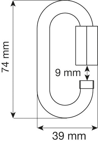 CAMP USA - Oval Quick Link Stainless 5 Pack