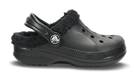 Crocs - Kids Ralen Fuzz Lined Croc - Black/Black