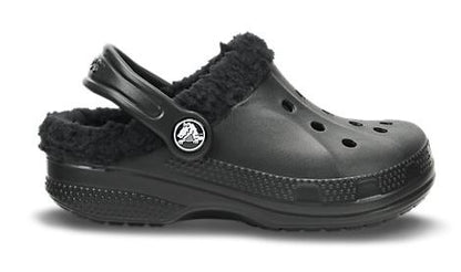 Crocs - Kids Ralen Fuzz Lined Croc - Black/Black