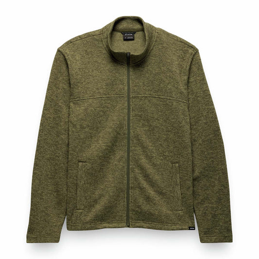 Prana - Two Harbors Full Zip - Cargo Green Heather