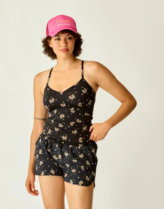 Carve Designs - Stinson Tankini - Women's - Black Floret