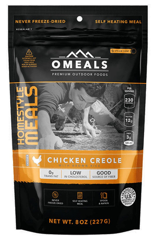 Omeals - Chicken Creole with Brown Rice - Chicken Creole with
