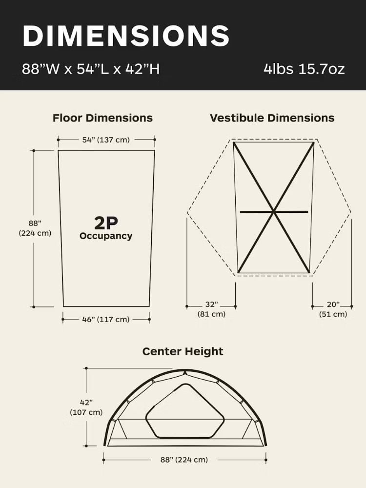 Marmot - Tungsten 2P Tent - 2P Foliage/Dark Azure
