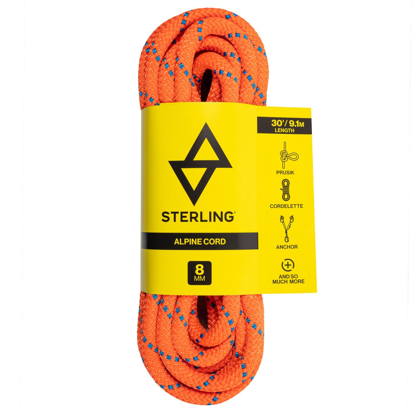 Sterling - 8mm AlpineCord - Orange