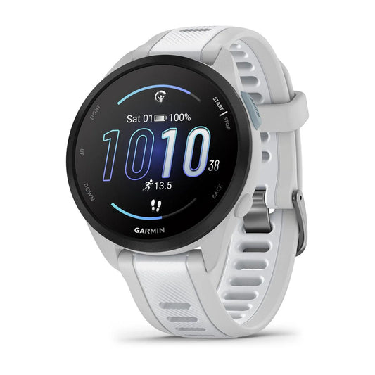 Garmin - Forerunner 165 Music - Mist Gray/Whitestone
