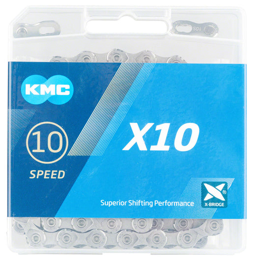 KMC - X10 Chain 10-Speed 116 Link - Gray