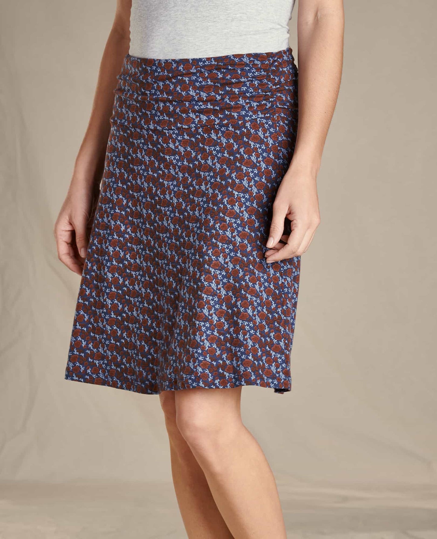 Toad and Co - Chaka Skirt - Gold Ditsy Print