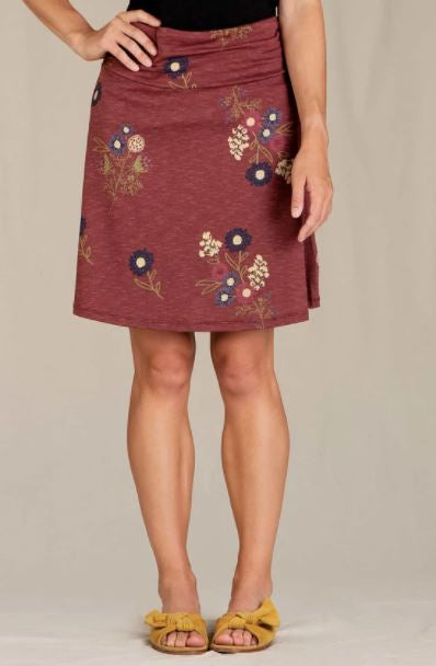 Toad and Co - Chaka Skirt - Black Lily Print