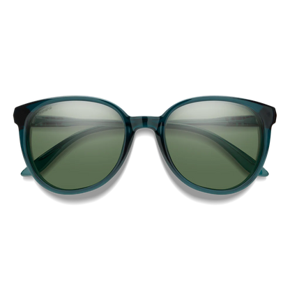 Smith - Cheetah - Pacific Crystal; ChromaPop Polarized Gray Green