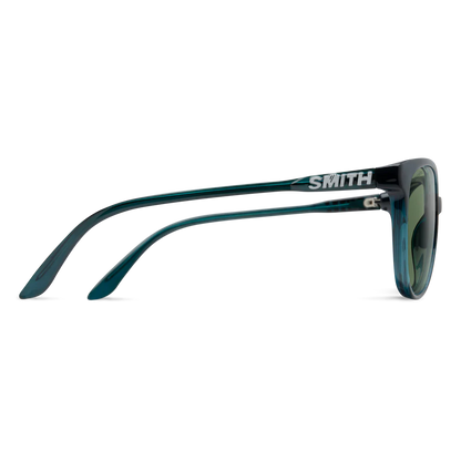 Smith - Cheetah - Pacific Crystal; ChromaPop Polarized Gray Green
