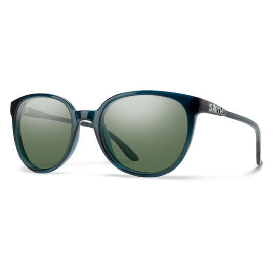 Smith - Cheetah - Pacific Crystal; ChromaPop Polarized Gray Green