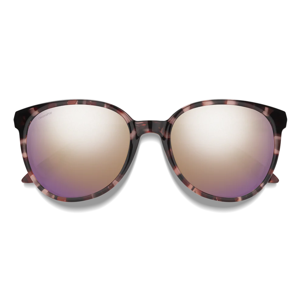 Smith - Cheetah - Rose Tortoise; ChromaPop Polarized Rose Gold Mirror